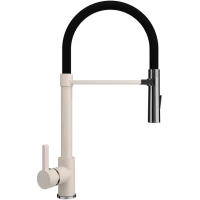 Смеситель для кухни Ulgran UQ-024-01 с гибким изливом, жасмин