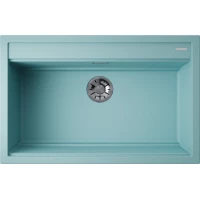 Кухонная мойка Omoikiri Artceramic Kitagawa 79-LB-AZ azur blue 4993275 79x51 см, лазурно-голубой