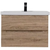 Тумба под раковину Art&Max Techno AM-Techno-700-2C-SO-LW623 67 см, подвесная, дуб мелфорд натуральный