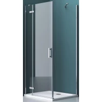 Душевой уголок 100x80 см BelBagno Kraft KRAFT-AH-12-100/80-C-Cr-L прозрачное