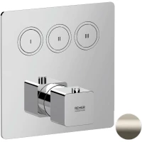 Термостат для ванны Remer Absolute AU99D3KBXV встраиваемый, нержавеющая сталь