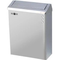 Контейнер для мусора Nofer 14079.S 23л, настенный, нержавеющая сталь