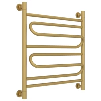 Полотенцесушитель водяной 600x600 золотой матовый Сунержа Элегия+ 032-0205-6060