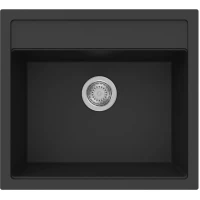 Кухонная мойка PEZARO PZG.560.510-55.GRAPHITE 56x51 см, графит 