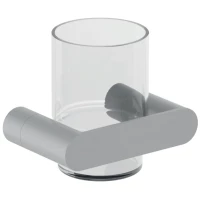 Стакан для зубных щеток Nofer Verona 16881.S настенный, нержавеющая сталь