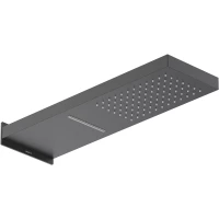 Верхний душ Aquatek AQ2085MB 170 мм, 2 режима, черный матовый