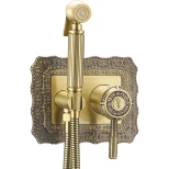 Изображение товара гигиенический душ lemark jasmine lm6619b со смесителем, бронза