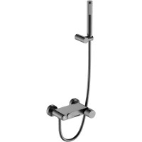 Смеситель для ванны Boheme Stick Touch 123-GM.2 с душевым гарнитуром, графит матовый