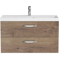 Тумба под раковину BelBagno Aurora AURORA-900-2C-SO-RT 89,6 см, подвесная, Rovere Tabacco