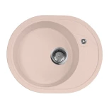 Изображение товара кухонная мойка aquagranitex розовый m-18l(315)