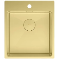 Кухонная мойка Lemark Janga 440 9938102 44x51 см, светлое золото