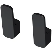 Комплект крючков Am.Pm Func A8F35622 для ванны, черный матовый