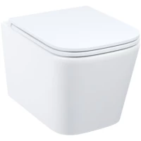 Унитаз подвесной IDDIS Bild BILRNSEi25 безободковый, с сиденьем микролифт, белый