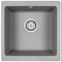 Кухонная мойка Paulmark Gera серый металлик PM104546-GRM