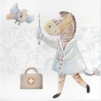 Плитка Kerama Marazzi Декор Айболит 5 20x20 VT/A505/5009