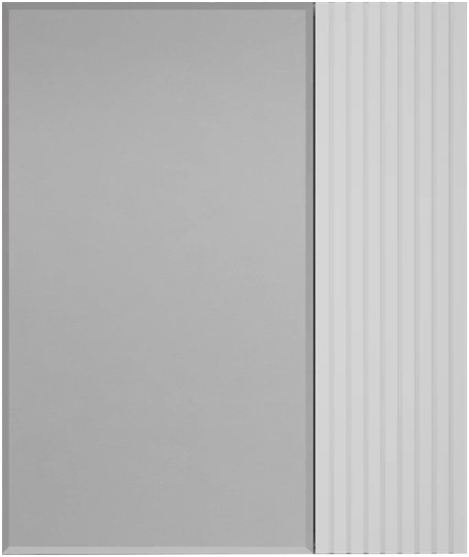 Зеркальный шкаф 60x71 см белый матовый L/R Style Line Стокгольм ЛС-00002318 зеркальный шкаф style line стокгольм 70х70 графит софт 4650134473360