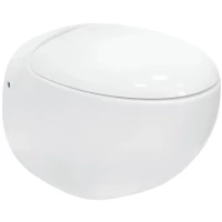 Унитаз подвесной с сиденьем микролифт Sanita Luxe Ringo WC.WH/Ringo/DM/WHT.G/S1