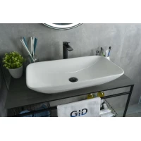 Раковина-чаша GID N9122 71x40 см, накладная, белый
