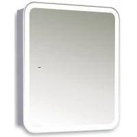 Зеркальный шкаф Silver Mirrors Фиджи LED-00002657 60x80 см L/R, с LED-подсветкой, сенсорным выключателем, диммером, белый