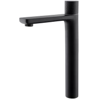 Смеситель для раковины CoolStart Abber Rund AF8711B черный матовый