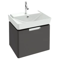 Тумба серый антрацит глянец  57,3 см Jacob Delafon Reve EB1130-442