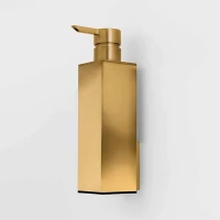 Дозатор для жидкого мыла Colombo Design MiniQ B9343.OM 150 мл, настенный, золотой матовый