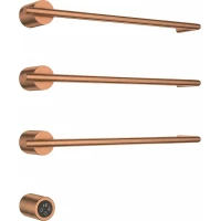 Полотенцесушитель электрический AQUAme AQM3143BC 506x520, встраиваемый, МЭМ левый/правый, медь матовая