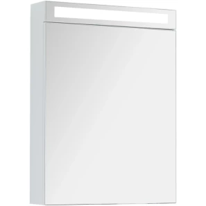 Изображение товара зеркальный шкаф 60x80 см белый глянец l dreja max 77.9005w