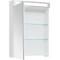 Зеркальный шкаф 60x80 см белый глянец L Dreja Max 77.9005W - 4