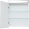 Зеркальный шкаф 60x80 см белый глянец L Dreja Max 77.9005W - 6