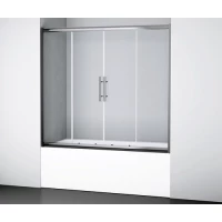 Шторка для ванны 170 см WasserKRAFT Amper 29S02-170 прозрачное