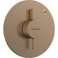 Смеситель для душа Hansgrohe DuoTurn S 75618140 встраиваемый, бронза