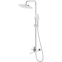 Душевая система Splenka S40.24 300x190 мм, со смесителем, хром