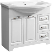 Тумба с раковиной белая ольха 90,5 см Stella Polar Кармела SETSP-00000175/1WH110790