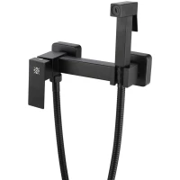 Гигиенический душ РМС SUS129BL-6-2 со смесителем, черный матовый