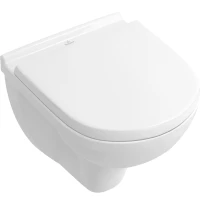 Унитаз подвесной Villeroy & Boch O.Novo 5688HR01  безободковый, с сиденьем микролифт, альпийский белый