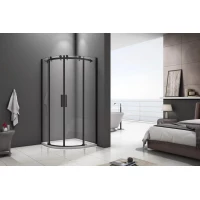 Душевой уголок 90x90 см Good Door Galaxy R-TD-90-C-B прозрачное