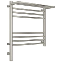 Полотенцесушитель электрический 500x500 сатин МЭМ левый Сунержа Богема с полкой 3.0 071-5806-5050