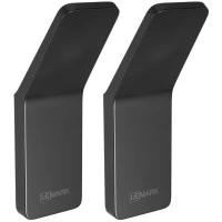 Комплект крючков Lemark Smooth Line 9712002 для ванны, черный матовый