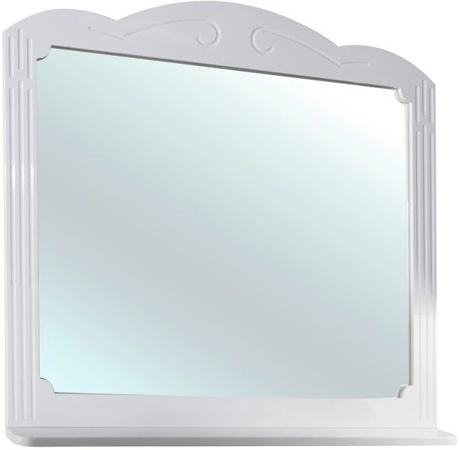 Зеркало 105x97 см белый глянец Bellezza Кантри 4619918000017 зеркало bellezza
