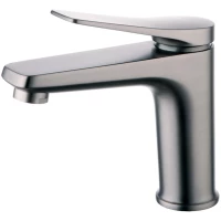 Смеситель для раковины с донным клапаном Lemark Bronx LM3706GM