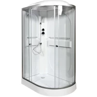 Душевая кабина 120x80x215 см Deto L602LEL прозрачное