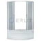 Душевой уголок с поддоном 80x80x195 см Erlit Comfor ER0508T-C4 тонированное стекло - 1