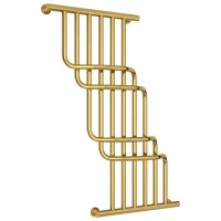 Полотенцесушитель водяной 1000x850 золотой Сунержа Нега 03-0225-1085