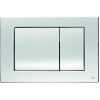 Кнопка смыва OLI Metal Dual 656006 для инсталляции, матовый хром