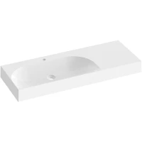 Раковина Ravak Lite XJXP1212000 120x45 см R, накладная, подвесная, белый