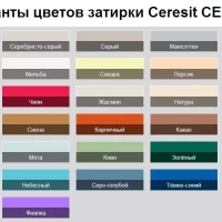  Затирки Ceresit CE 40 аквастатик