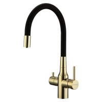 Смеситель для кухни с подключением к фильтру Paulmark Salix Sa213419-G