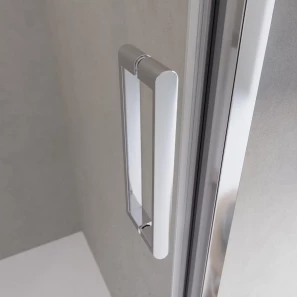 Изображение товара душевая дверь belbagno luce luce-bf-1-100-c-cr 100 см, профиль хром, стекло прозрачное