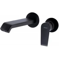 Смеситель для раковины Cezares Nautic NAUTIC-BLI2-NOP встраиваемый, с донным клапаном, черный матовый